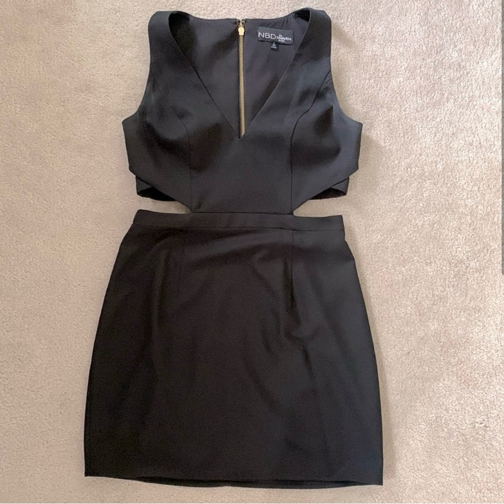 NBD x The NAVEN black mini dress
